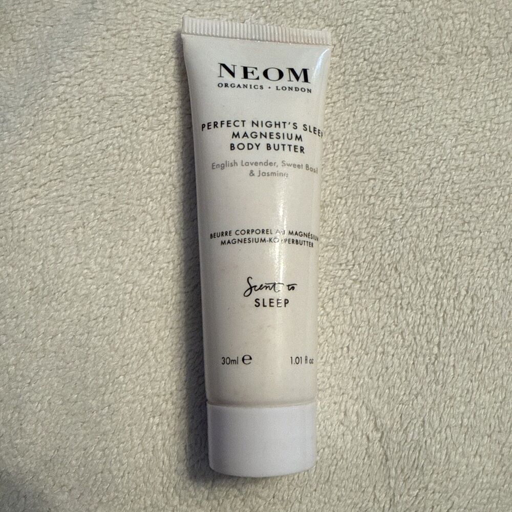NEW Neom Perfect Nights Sleep Magnesium Body Butter 1.01 fl oz Lavender Travel